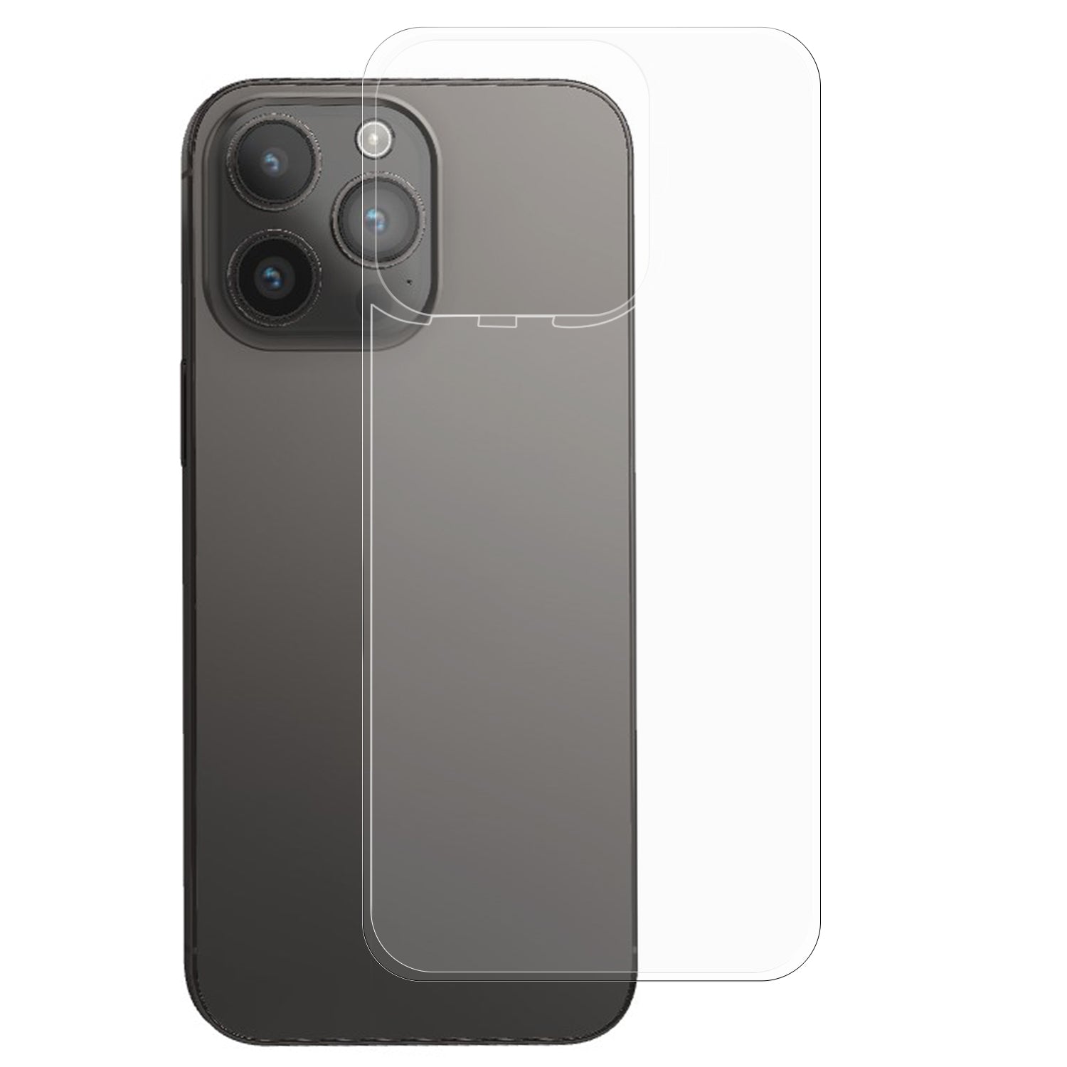 RURIHAI Phone Back Protector for iPhone 14 Pro Max 0.26mm 3D Hot Bending Side Glue High Aluminum-silicon Glass Back Film RURIHAI Phone Back Protector for iPhone 14 Pro Max 0.26mm 3D Hot Bending Side Glue High Aluminum-silicon Glass Back Film